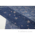 Nylon métallisé Spandex Night Sky Lace Fabric